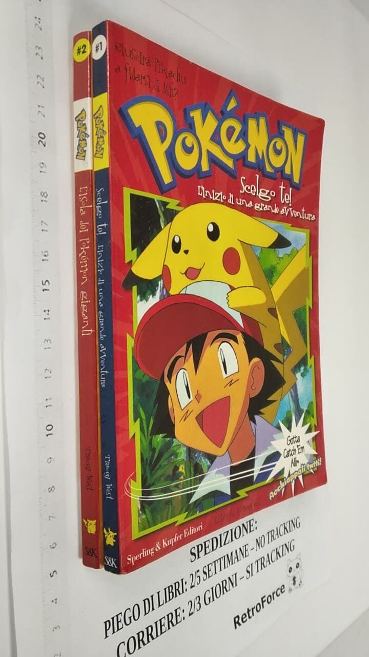 Pokemon : Libro n.1 + Libro n.2, Tracey West, Sperling & Kupfer – RetroForce